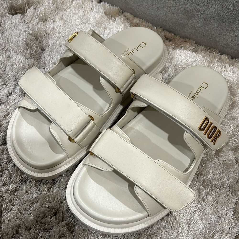 Dior Act Sandal Cream - 38.5